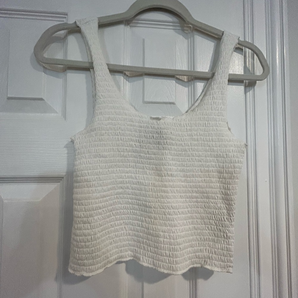 Medium printed material tank top